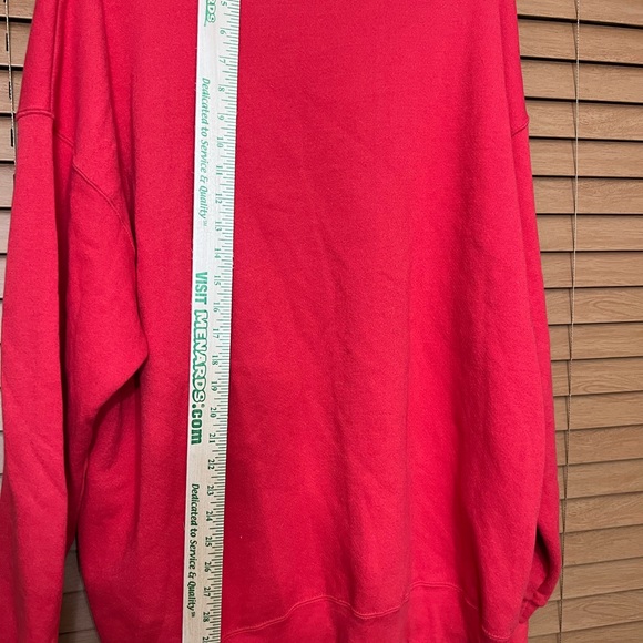 University Of Nebraska Huskers Est 1869 Lee Men XL Sweatshirt Red - Picture 4 of 6